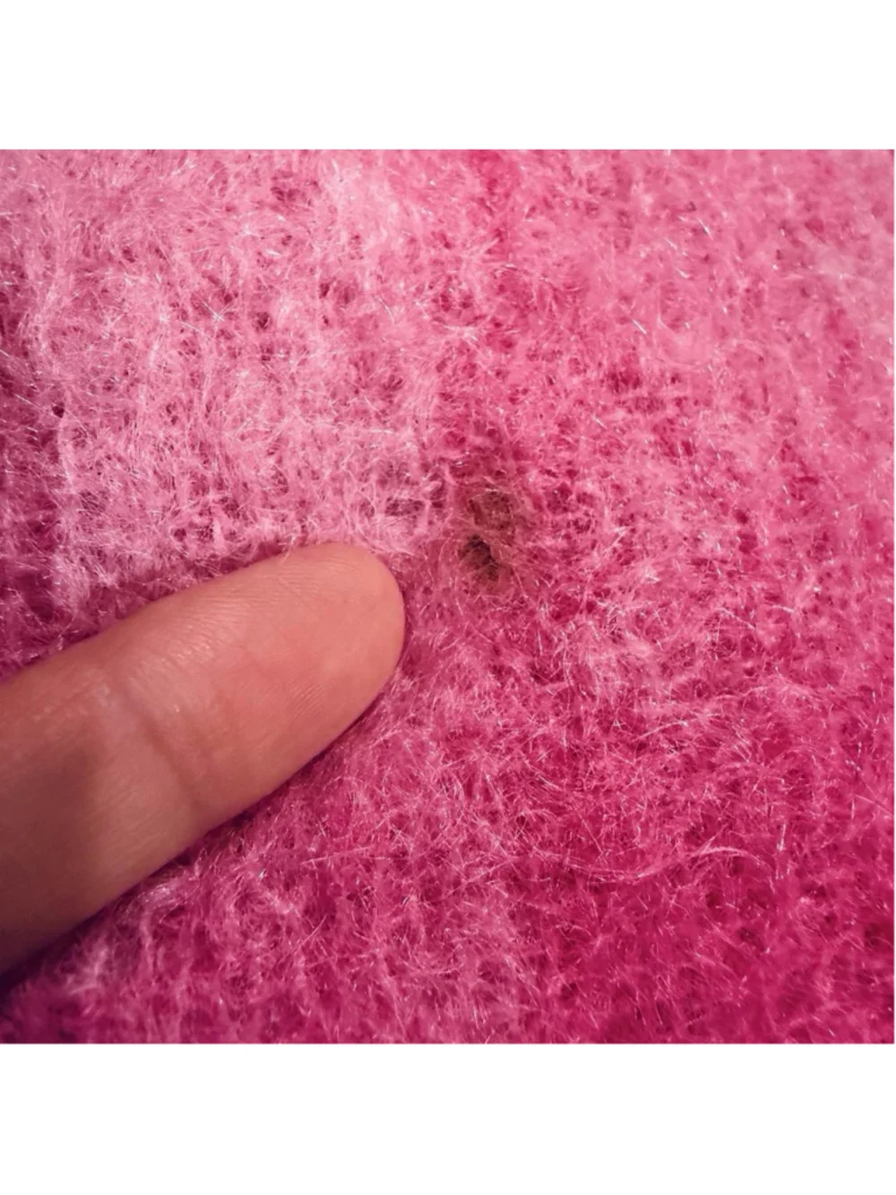 Vintage Cul Rosse Australia Pink Mohair Throw Blanket Fringe 56x72 Barbiecore